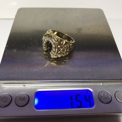 14k Solid Gold Diamond Horseshoe Ring 1/2 Ct Diamond 1/2 oz of Gold. Buy-Sell-Trade