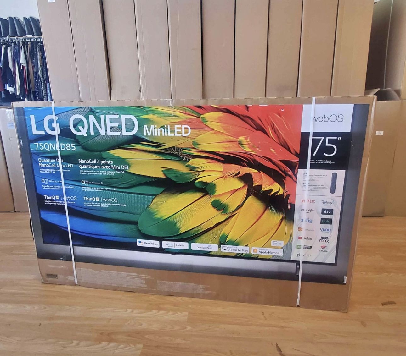 75” Lg Qned Smart 4K Tv Mini LED Qned85