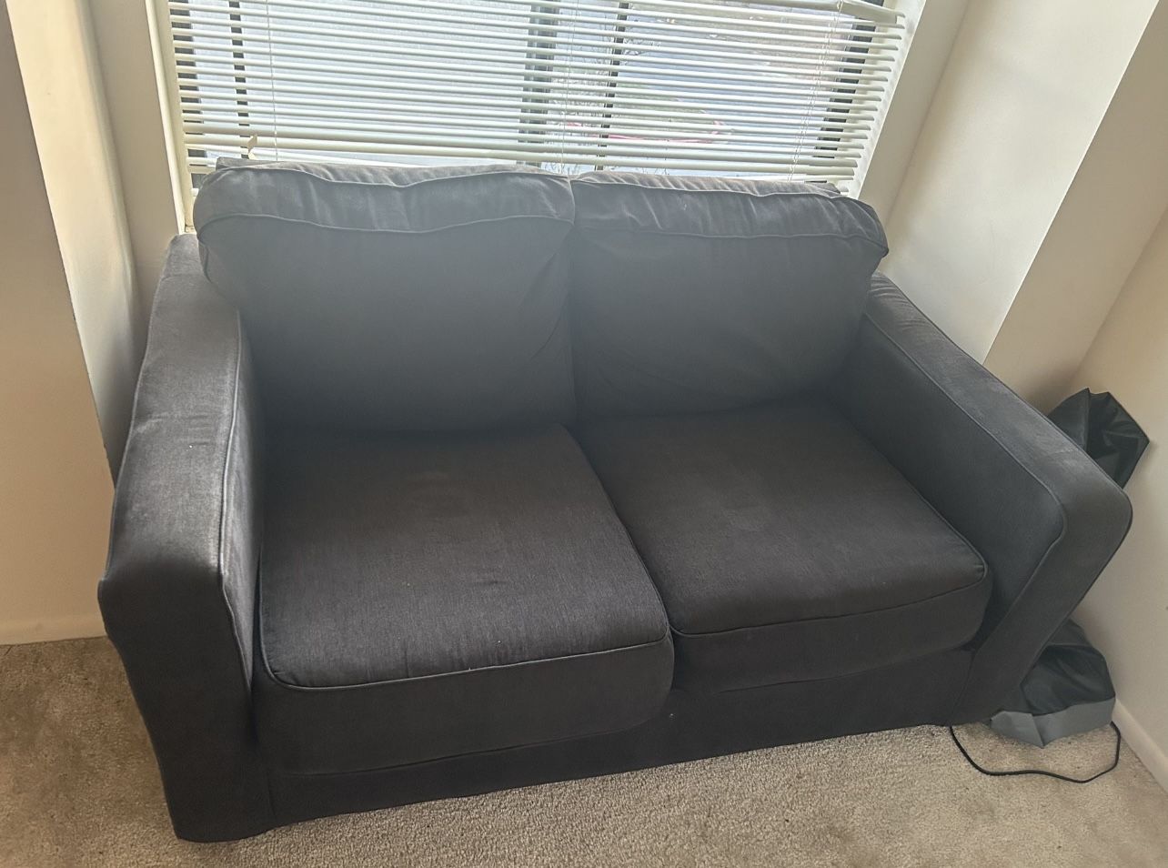 Black Love Seat Sofa