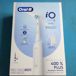 ORAL-B iO SERIES 3 LUXE rechargeable toothbrush BRAND NEW