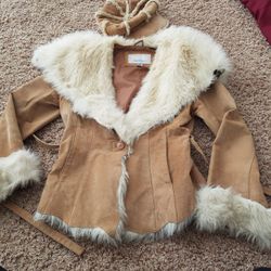 Wilson Leather Jacket With Hat