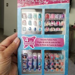 Disney Princess Press On Nails, New, For Kids