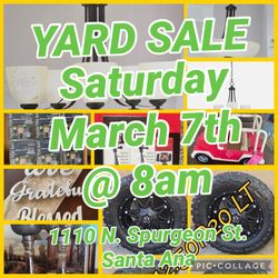 🌟YARD SALE🌟 MARCH 7th @ 8am