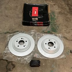 17-20 Acura MDX Rear Rotors Brake Pads Set