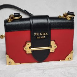 Authentic Prada Cahier Chain Sling Bag