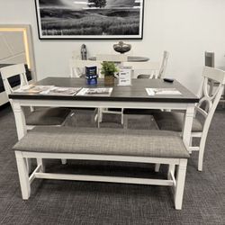 🚨SALE Alert -Gray/white Table-DELIVERY Available ‼️