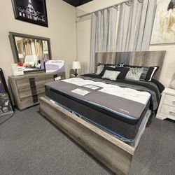 4 PC KING BEDROOM SET 