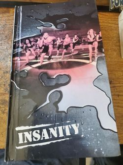 Full set of insanity workout on DVD. 10 DVD set and a nutrition guide.