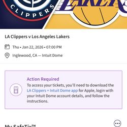 Clippers Vs lakers Tonight