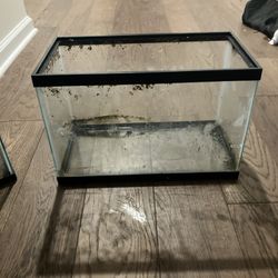 5 Gallon Glass Aquarium 