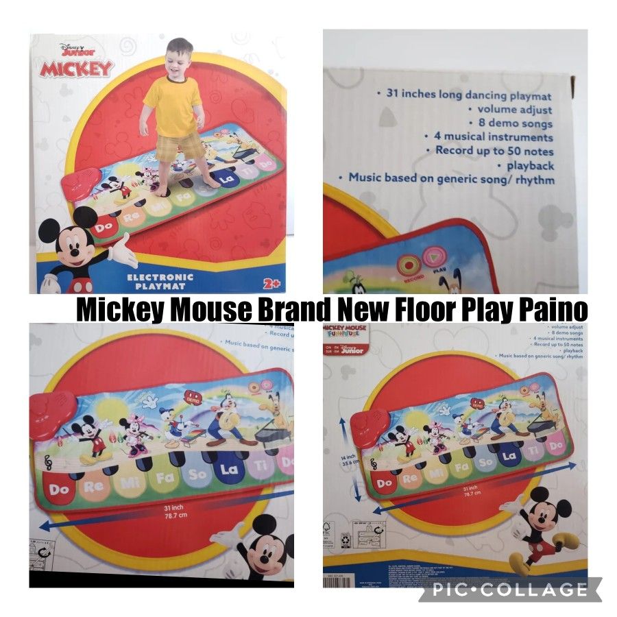 Disney Mickey Mouse Play Floor Paino Set For Sale
