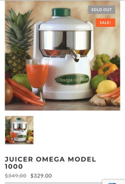 Juicer Omega Model 1000