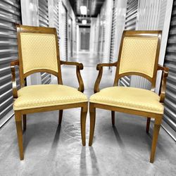 A Pair of Upholstered Armchair 