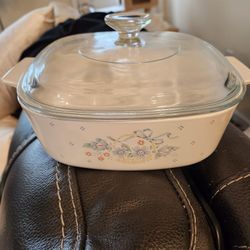Vintage Corning Ware Country Cornflower 2 Liter Baking Dish


