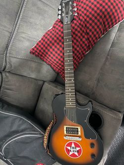 Epiphone Les Paul Junior Electric Guitar (Vintage Sunburst) + Gig Bag