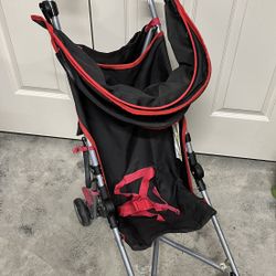 Black Umbrella Stroller with Sunshade