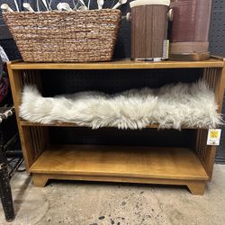 Wood Two Layer Mission Style Shelf A9ZE32