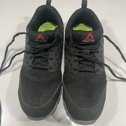 Reebok Alloy Toe Memory Foam Sole Flex Fit Sneakers Size 7 Mens