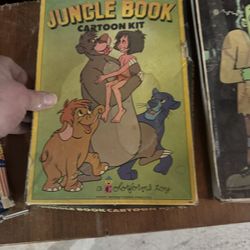 Old Cartoon Kits And Books And Toys 