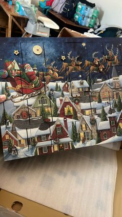 Santa’s Sleigh Advent Calendar