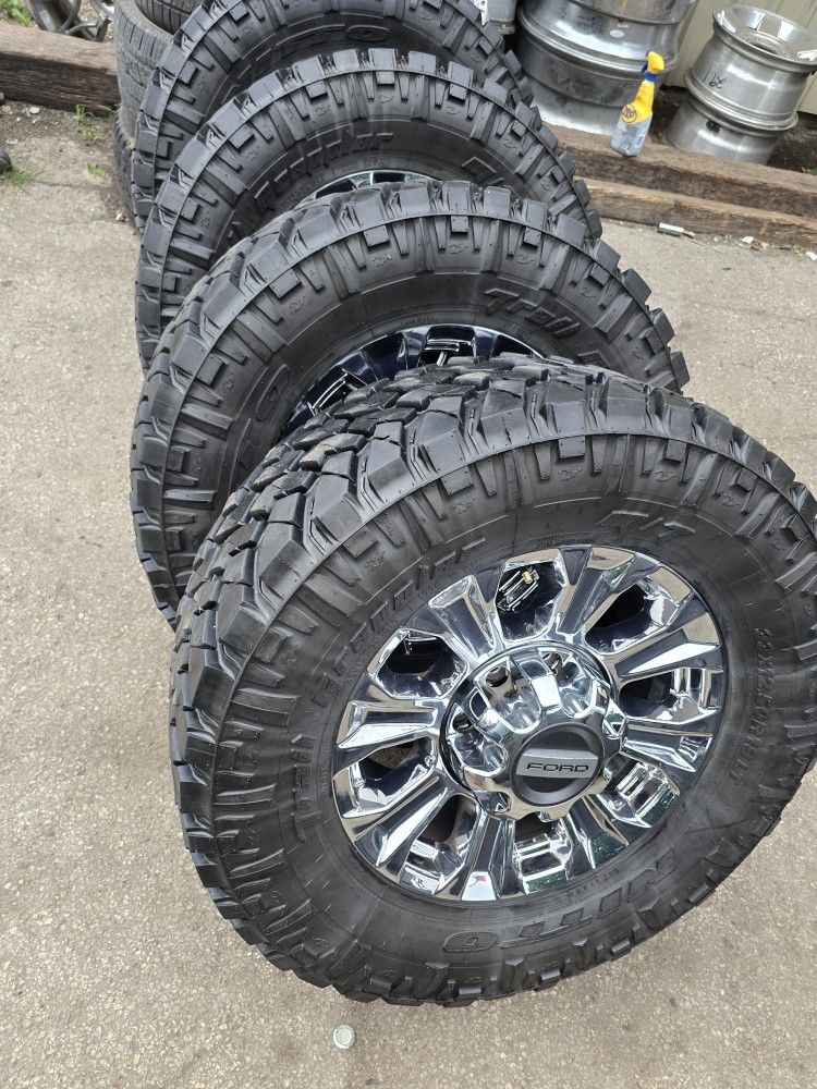 Set Rims F250 F350 Good Tires 90%