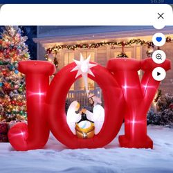 Christmas Inflatable “JOY” Nativity