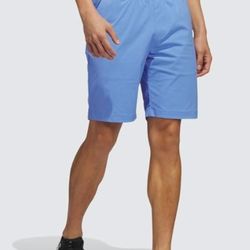 Adidas Men's Blue Fusion Ripstop 9" Golf Shorts - 2XL 