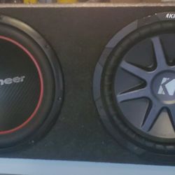 Subwoofer Kicker & Pioneer 