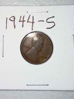 1944 S wheat penny