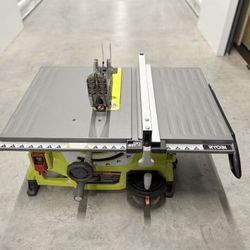 Ryobi Table Saw - 13 Amp 8-1/4 in. New blade. Barely used