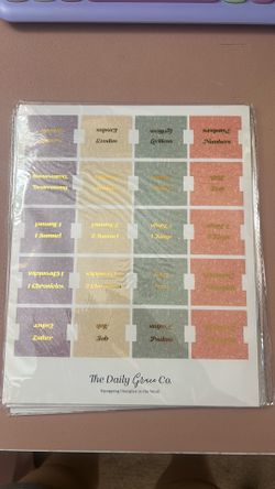Bible tabs