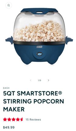 New Dash popcorn maker. Blue. large