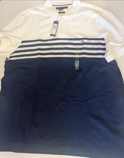 New men's Tommy XL short sleeve collared shirt