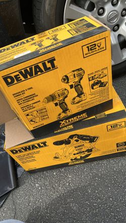 Dewalt Impact And Hammer Drill And Circular Saw