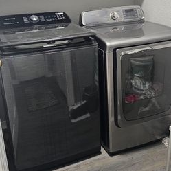 Samsung Washer And Dryer -smart, Large CapacitySelling a Samsung top-load washer (WA50R5400AV) and electric steam dryer (DV50F9A7AVP/A2) in very good 