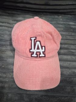 Pink Dodgers hat