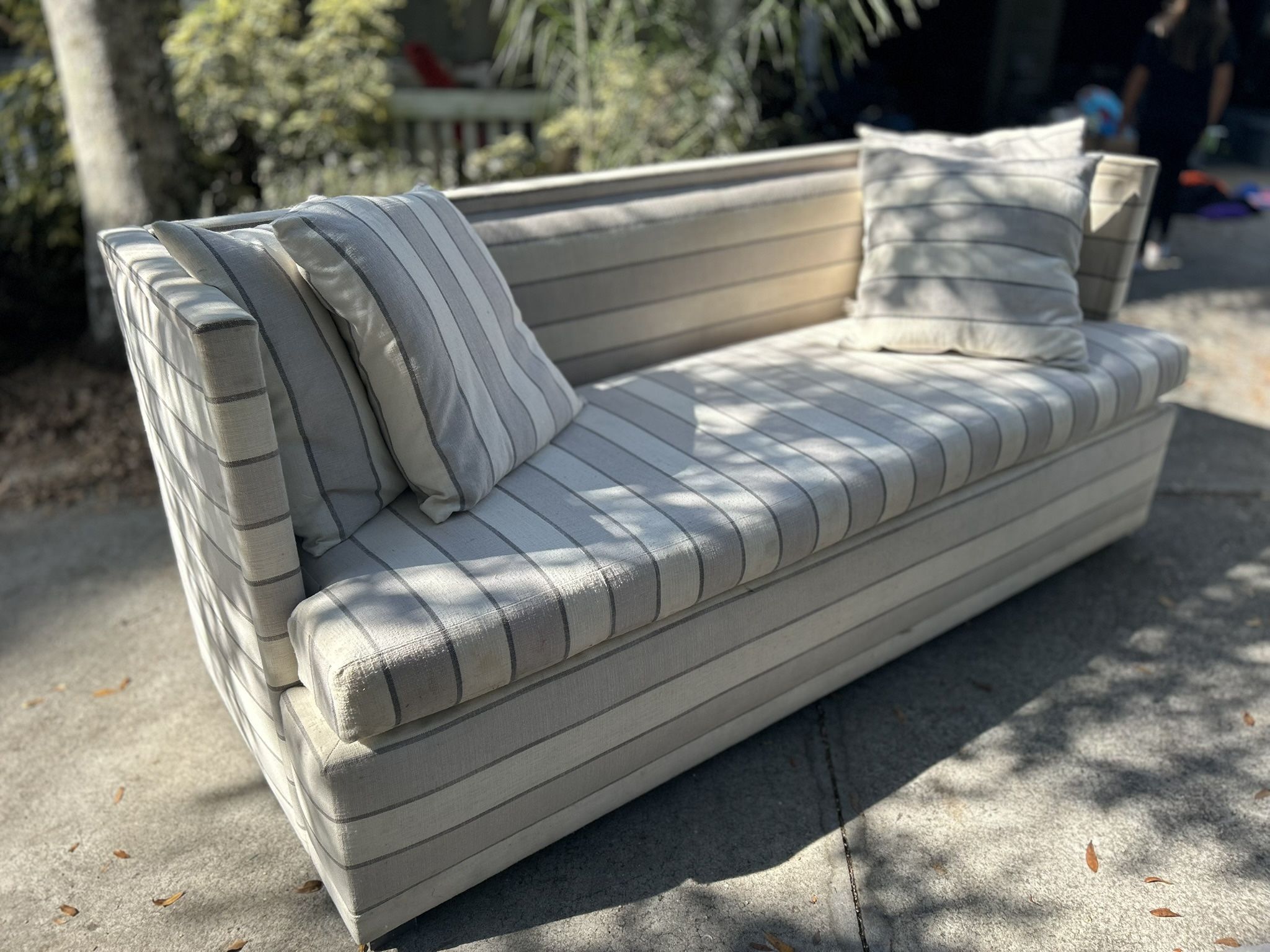 Custom Couch (grey/white) CRAZY DEAL!!!