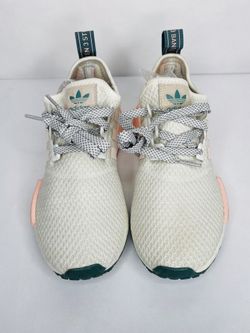 New adidas ORIGINALS NMD_R1 W D97232 Icey Pink Size 6 & 6.5 Womens White/ Pink Green. Shipped with USPS Priority Mail. Brand new without original box