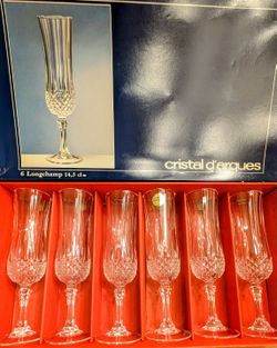 Crystal Champagne Flutes