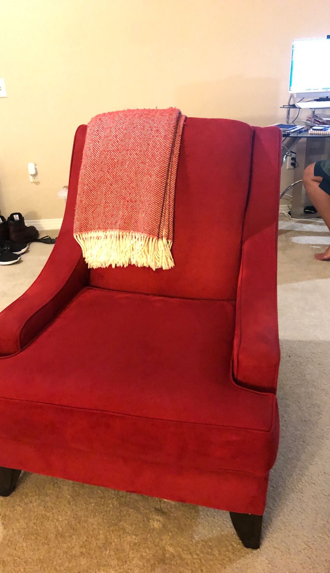 Red Santa chair
