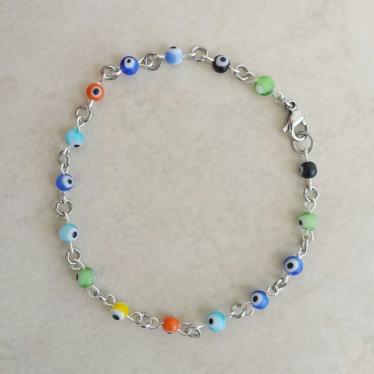 Evil eye charm bracelet