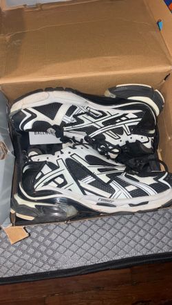 Black and white Runners