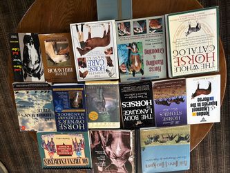 Equine care and horsemanship book collection