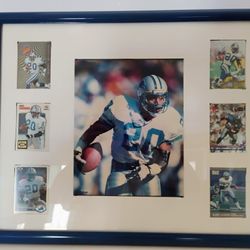 Barry Sanders 16x20 Poster Frame