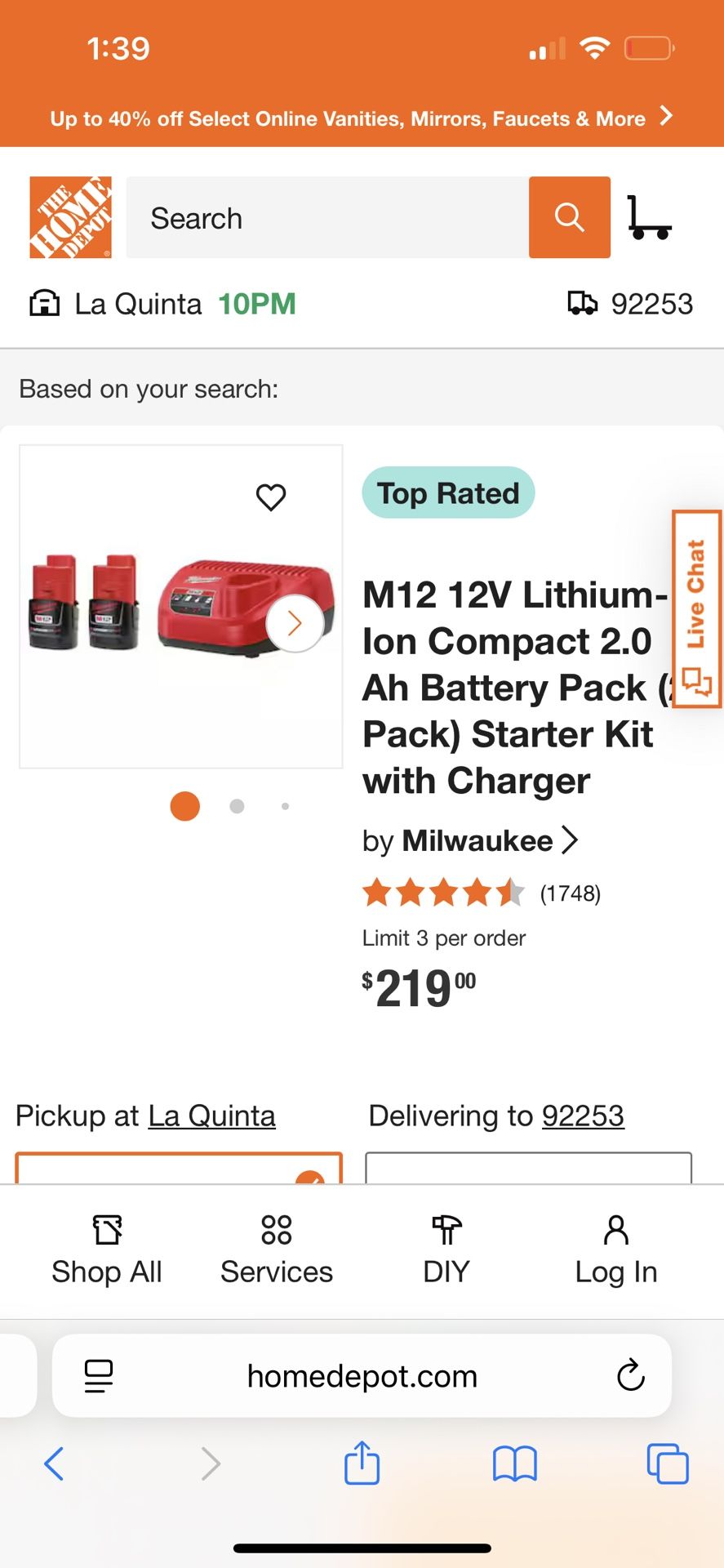 Milwaukee Charger And Battery