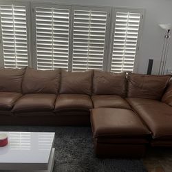 Leather Couch MUST PICK UP