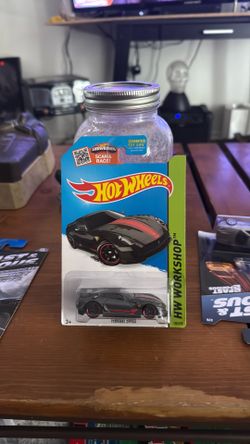 HOT WHEELS 2014 HW WORKSHOP FERRARI 599XX GREY COLOR