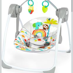 Portable Compact Automatic Baby Swing with Music