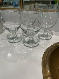 4 elegant wine glassware