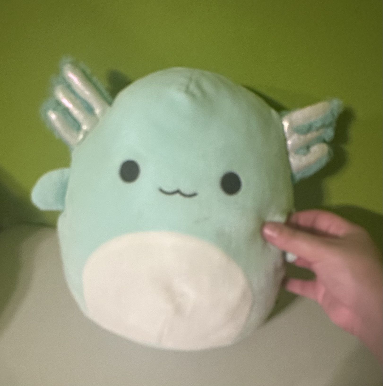 Blue axolotl (salamander) Squismallows stuffed animals